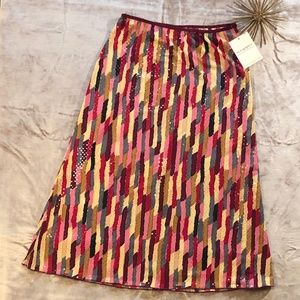 Y2K The Wrapper Colorful Faux Sequin Beach Skirt